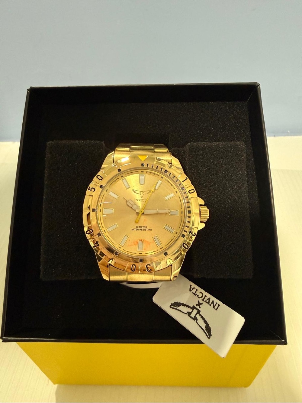 Invicta Gold Men's Bracelet Watch with Gold Dial